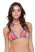 Luli Fama Bellamar Zig Zag Knotted Cut Out Triangle Top